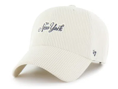 47 Brand 47 New York Clean Up Baseball Cap In White