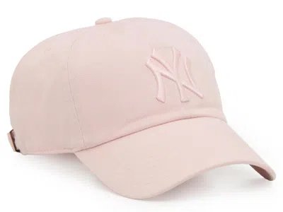 47 Brand 47 New York Yankees Clean Up Baseball Cap In Pink