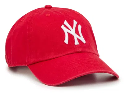 47 Brand 47 New York Yankees Clean Up Baseball Cap In Red