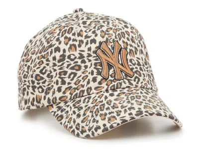 47 Brand 47 New York Yankees Lisa Clean Up Baseball Cap In Brown