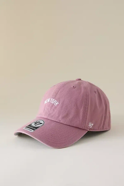 47 Brand '47 Nyc Runner Baseball Cap In Pink