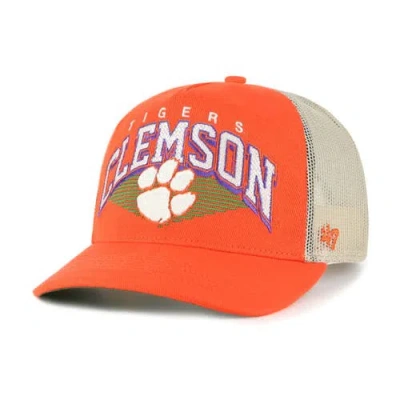 47 Brand '47 Orange Clemson Tigers Pomona Mesh Hitch Adjustable Trucker Hat