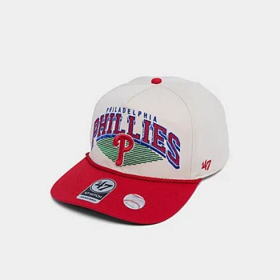 47 Brand '47 Philadelphia Phillies Mlb Pomona Hitch Snapback Hat In White
