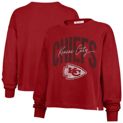 47 Brand '47 Red Kansas City Chiefs Muse Sydney Long Sleeve T-shirt