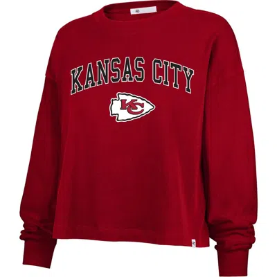 47 Brand '47 Red Kansas City Chiefs Plus Size Sydney Arch Game T-shirt