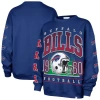 47 Brand '47  Royal Buffalo Bills Go Big Oversized Pullover Sweatshirt In Blue