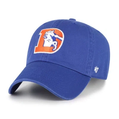 47 Brand '47 Royal Denver Broncos Clean Up Adjustable Hat