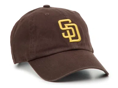 47 Brand 47 San Diego Padres Clean Up Baseball Cap In Brown