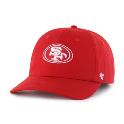 47 Brand '47 Scarlet San Francisco 49ers Foundational Franchise Fitted Hat