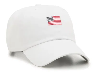 47 Brand 47 Usa Flag Baserunner Baseball Cap In White