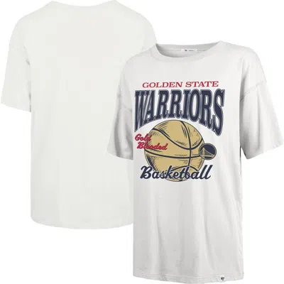 47 Brand '47 White Golden State Warriors City Edition Down Court Sadie T-shirt