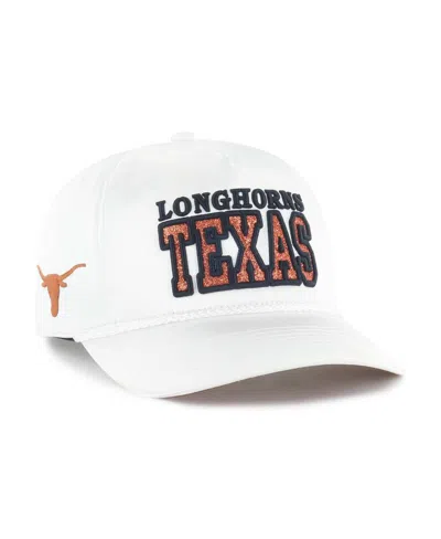 47 Brand '47 Women's Brand White Texas Longhorns Outspoken Hitch Adjustable Hat