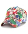 47 BRAND 47 WOMEN'S CREAM CHICAGO BULLS POLLINATOR CLEAN UP ADJUSTABLE HAT