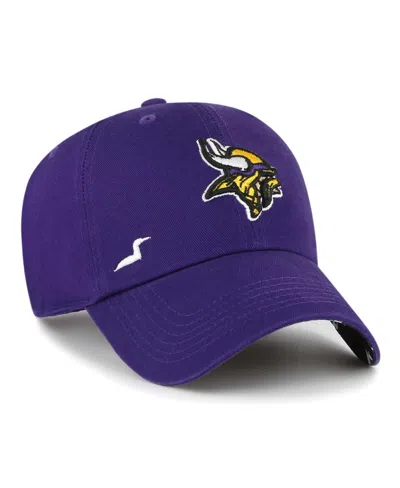 47 BRAND 47 WOMEN'S PURPLE MINNESOTA VIKINGS CONFETTI ICON CLEAN UP ADJUSTABLE HAT