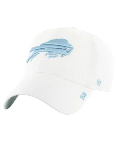 47 Brand 47 Women's White Buffalo Bills Ballpark Cheer Clean Up Adjustable Hat