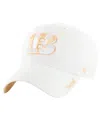 47 Brand 47 Women's White Cincinnati Bengals Ballpark Cheer Clean Up Adjustable Hat In White