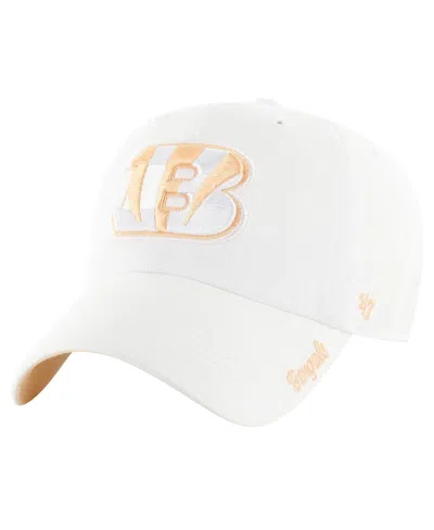 47 Brand 47 Women's White Cincinnati Bengals Ballpark Cheer Clean Up Adjustable Hat