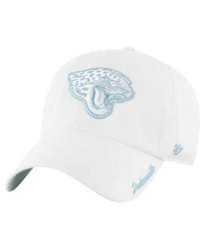 47 Brand 47 Women's White Jacksonville Jaguars Ballpark Cheer Clean Up Adjustable Hat