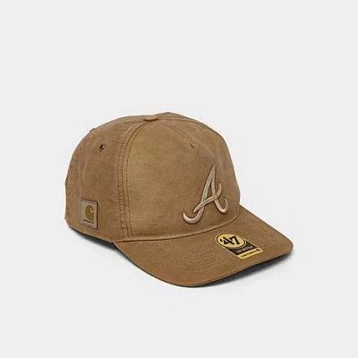 47 Brand '47 X Carhartt Atlanta Braves Mlb Hitch Snapback Hat
