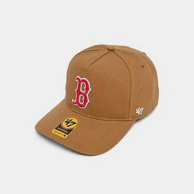 47 Brand '47 X Carhartt Boston Red Sox Mlb Hitch Snapback Hat In Brown