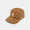 47 Brand '47 X Carhartt Detroit Tigers Mlb Hitch Snapback Hat In Brown