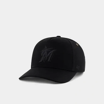 47 Brand '47 X Carhartt Miami Marlins Mlb Hitch Snapback Hat In Black