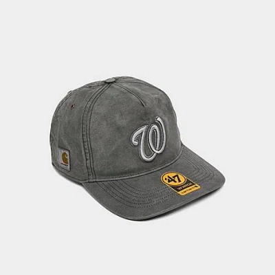 47 Brand '47 X Carhartt Washington Nationals Mlb Hitch Snapback Hat In Gray