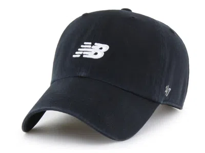 47 Brand 47 X New Balance Clean Up Baseball Cap In Black