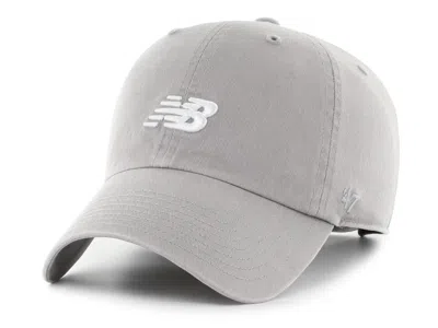 47 Brand 47 X New Balance Clean Up Baseball Cap In Grey