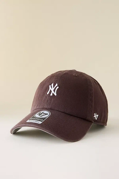 47 Brand '47 Yankees Baseball Cap In Brown