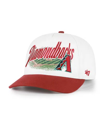 47 Brand Arizona Diamondbacks Enfield Adjustable Baseball Cap In White