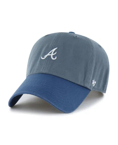 47 Brand Atlanta Braves Clean Up Adjustable Unstructured Baseball Cap In Multi