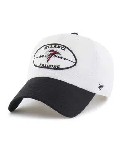 47 Brand Atlanta Falcons Clean Up Adjustable Baseball Cap In White