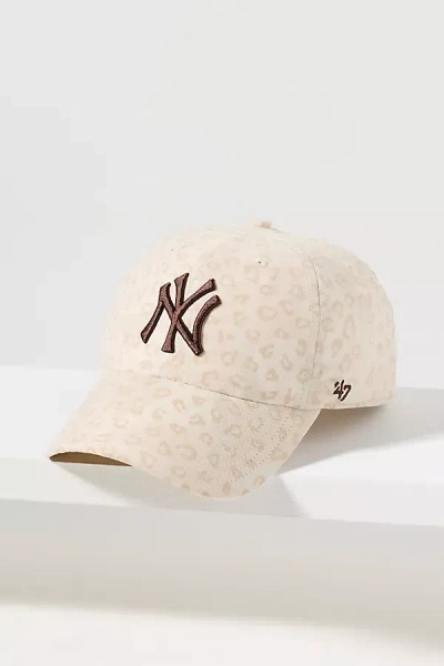 47 Brand Bessie Animal-print Baseball Cap In Neutral