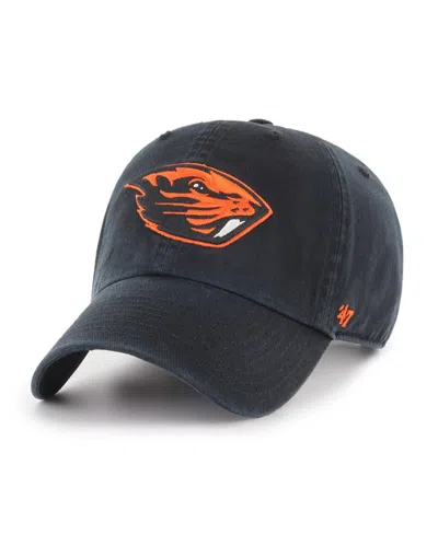 47 Brand Kids' Big Boys And Girls '47 Black Oregon State Beavers Clean Up Adjustable Hat
