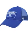 47 Brand Big Boys And Girls ' Royal Kentucky Wildcats Levee Trucker Adjustable Hat In Royal