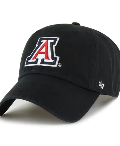 47 Brand Kids' Big Boys' And Girls' Black Arizona Wildcats Clean Up Adjustable Hat