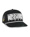 47 Brand Big Boys And Girls Black Missouri Tigers Byline Hitch Adjustable Hat In Black