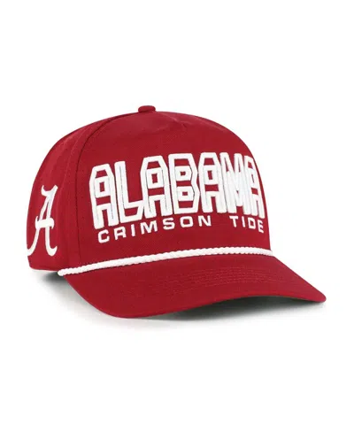 47 Brand Kids' Big Boys And Girls Crimson Alabama Crimson Tide Byline Hitch Adjustable Hat In Red