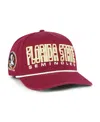 47 Brand Big Boys And Girls Garnet Florida State Seminoles Byline Hitch Adjustable Hat In Brown