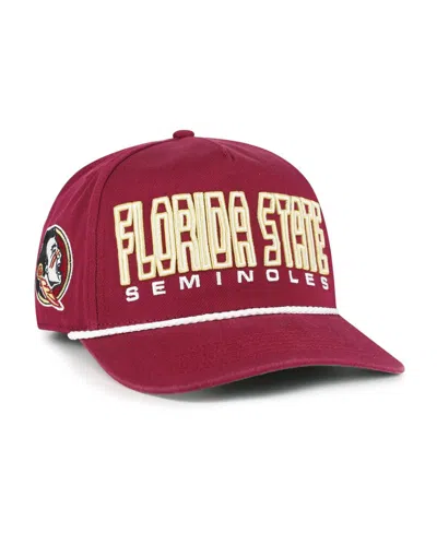 47 Brand Kids' Big Boys And Girls Garnet Florida State Seminoles Byline Hitch Adjustable Hat In Brown