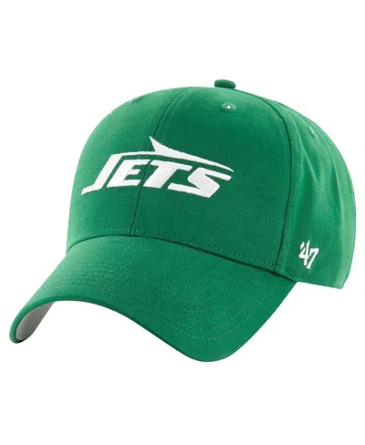 47 Brand Kids' Big Boys And Girls Green New York Jets Mvp Adjustable Hat
