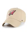 47 Brand Big Boys And Girls Khaki Florida State Seminoles Clean Up Adjustable Hat In Neutral