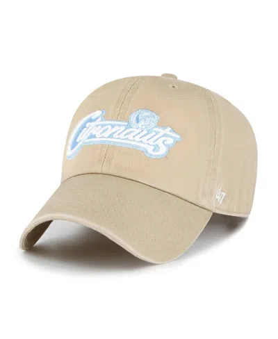 47 Brand Kids' Big Boys And Girls Khaki Ucf Knights Clean Up Adjustable Hat In Neutral