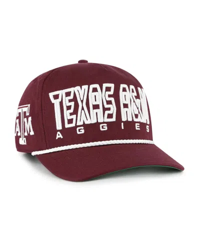 47 Brand Kids' Big Boys And Girls Maroon Texas A&m Aggies Byline Hitch Adjustable Hat In Brown
