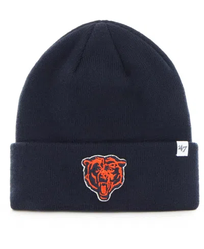 47 Brand Kids' Big Boys And Girls Navy Chicago Bears Basic Cuffed Knit Hat