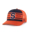 47 Brand Big Boys And Girls Navy/orange Syracuse Orange Super Stripe Hitch Adjustable Trucker Hat In Orange