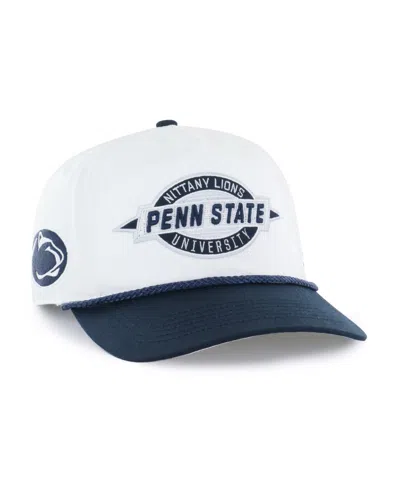 47 Brand Kids' Big Boys' And Girls' Penn State Nittany Lions Frame Out Retro Rope-trimmed Baseball Cap In White