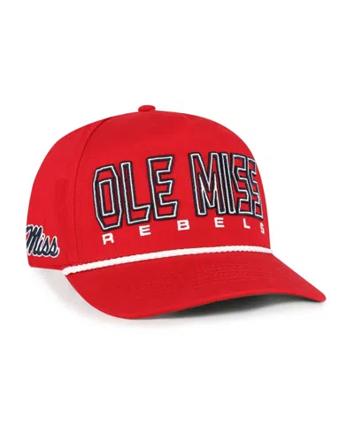 47 Brand Kids' Big Boys And Girls Red Ole Miss Rebels Byline Hitch Adjustable Hat In Orange