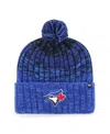 47 Brand Big Boys And Girls Royal Toronto Blue Jays Cascade Cuffed With Pom Knit Hat In Royal